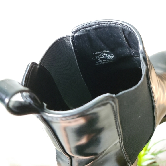 Zara | Smooth Patent Chelsea Boots - Picture 10 of 11